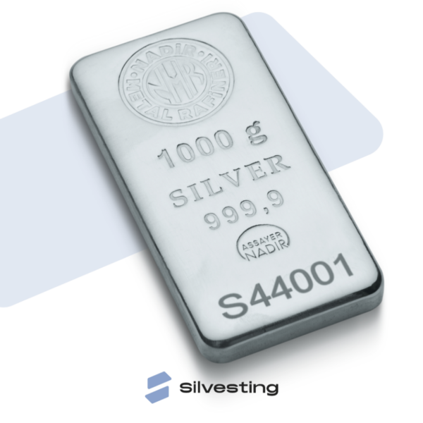 turkish silver bar 1000 grams